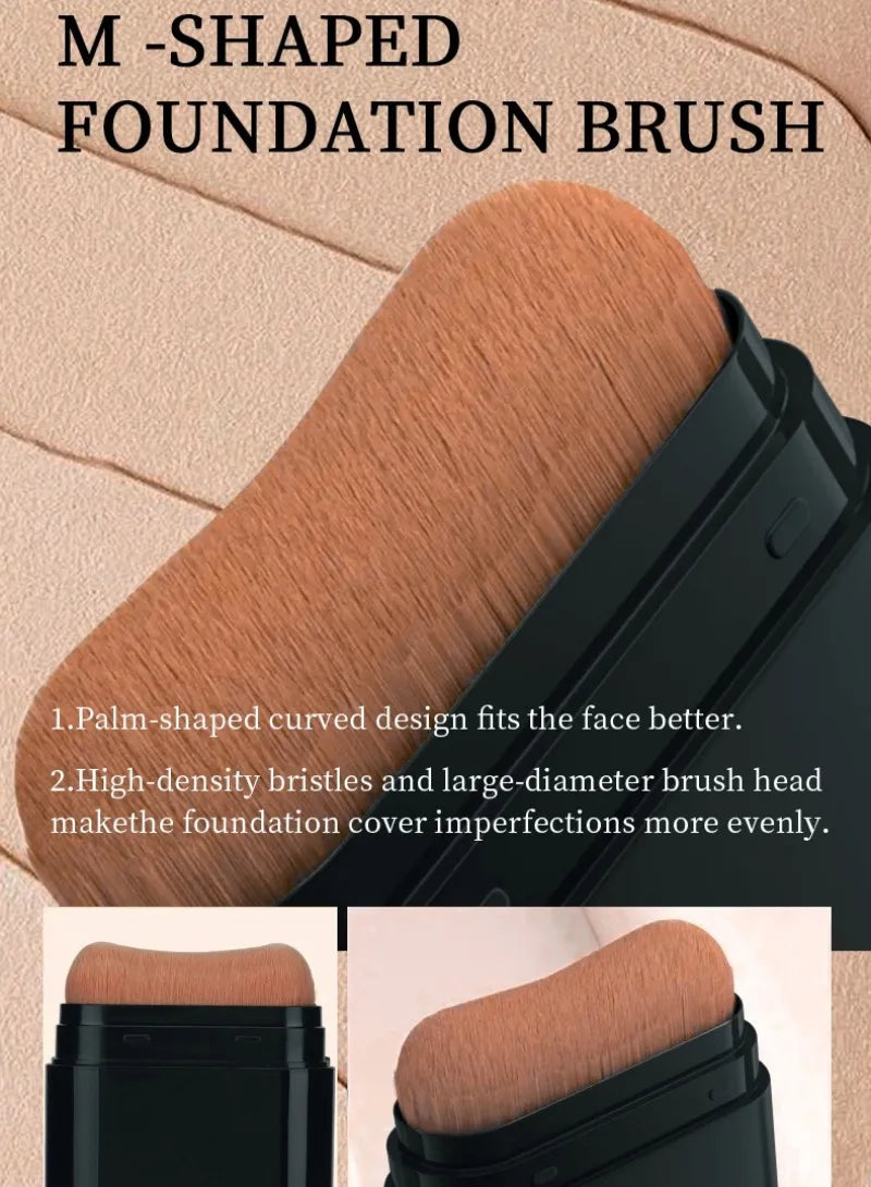 Eraser Foundation Stick Water Moist Light Concealer Foundation Covering Acne Scarring Dark Under-Eye Circles Face Beauty Makeup