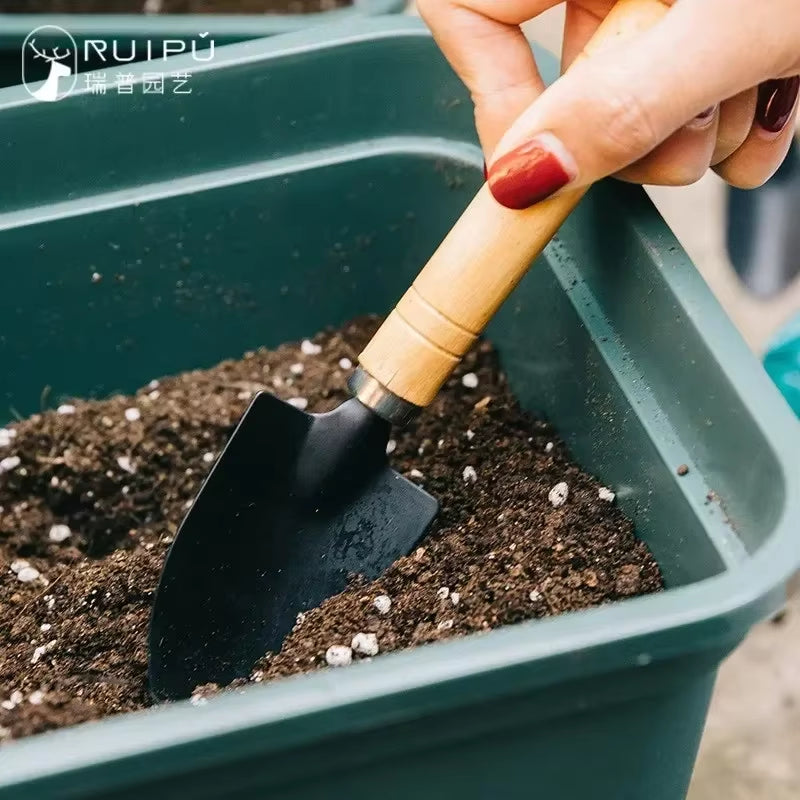 Mini Garden Tool Set (3 Pieces) for Indoor and Outdoor Plant Care, Ideal for Cacti, Vegetables, and Small Flower Pots