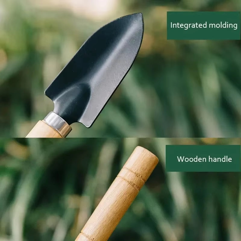 Mini Garden Tool Set (3 Pieces) for Indoor and Outdoor Plant Care, Ideal for Cacti, Vegetables, and Small Flower Pots